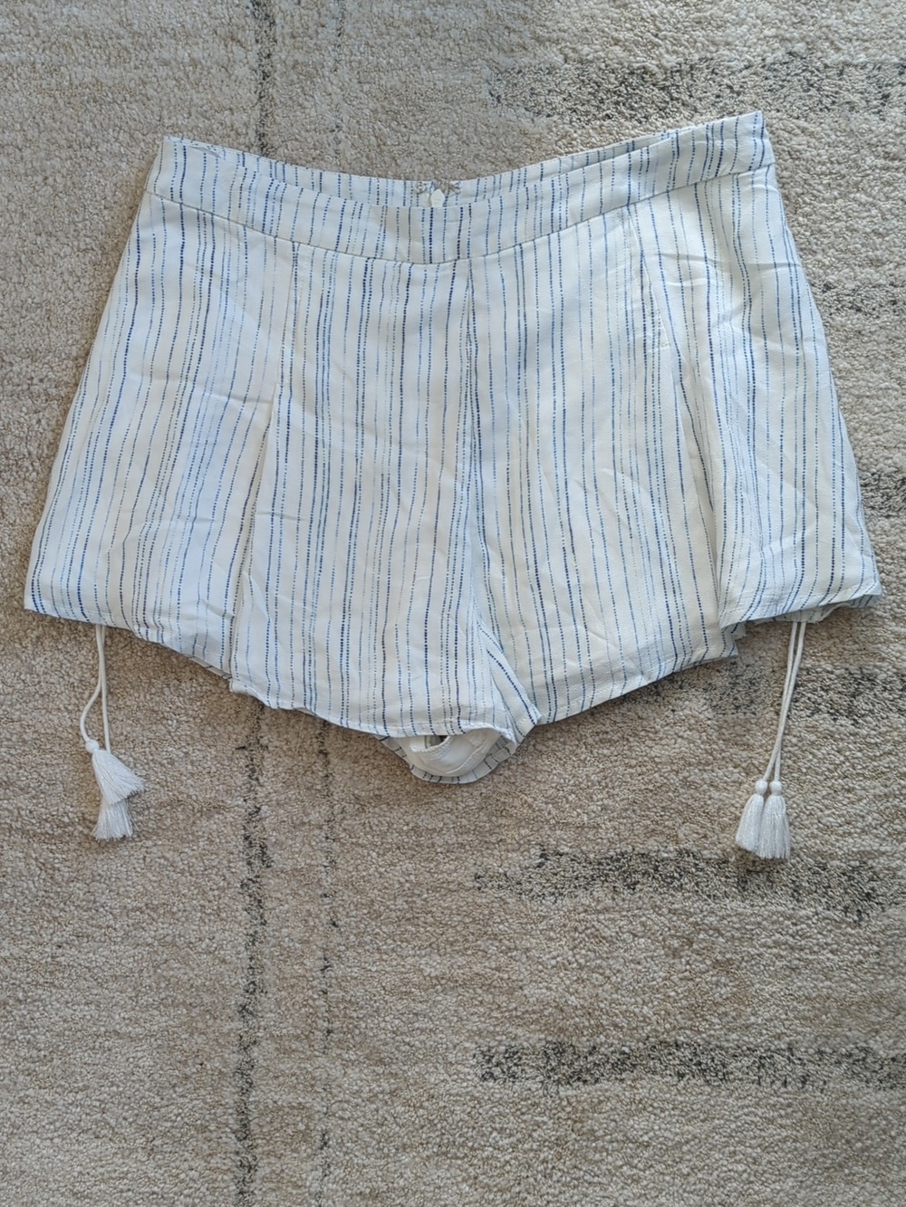 The Jetset Diaries TJD blue and white shorts